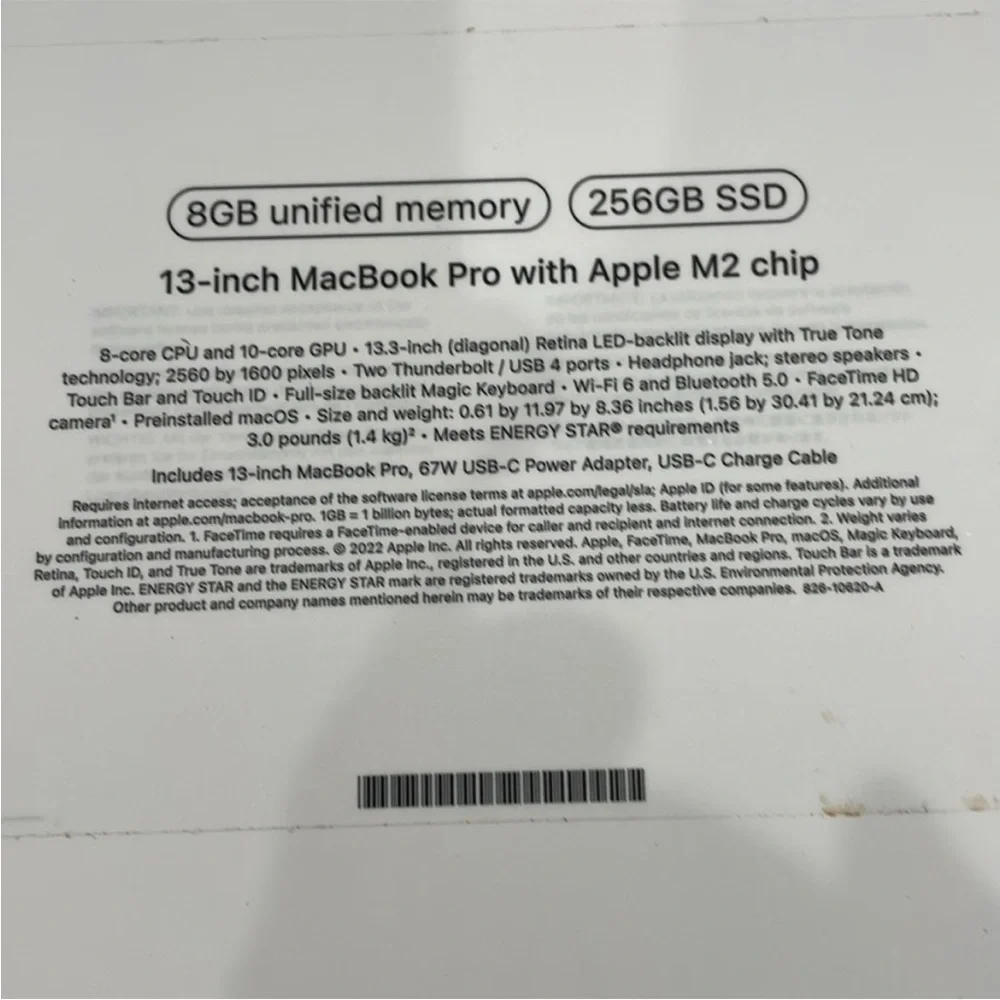 MacBook Pro 13” Box